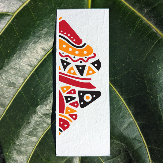 Bookmark with aboriginal map of Australia