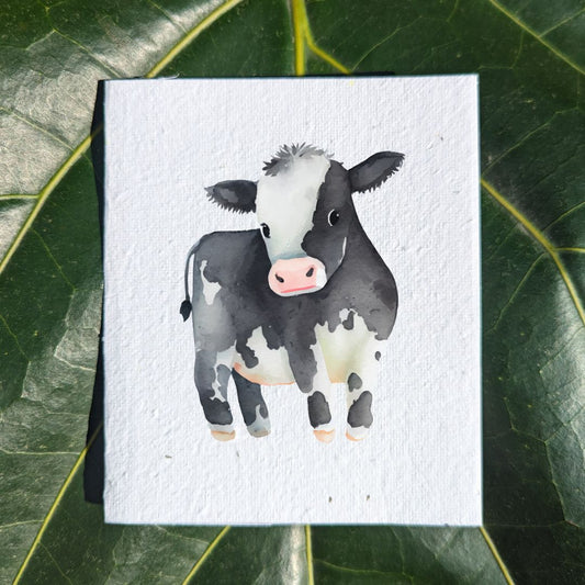 Wildlife card "Cow"