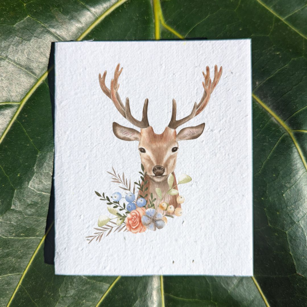 Wildlife card "Deer"