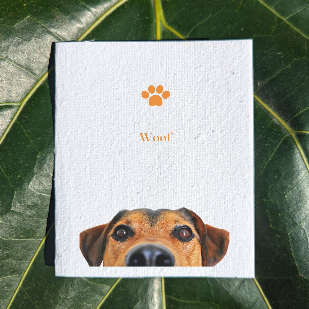 Fun card "Hello, this is dog"