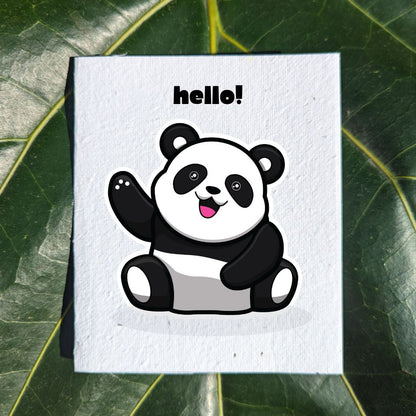 Fun card "Panda"