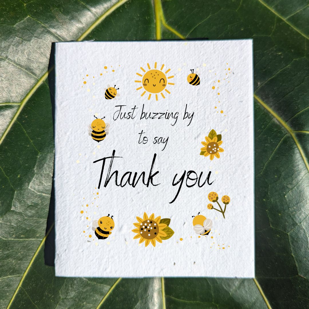 Thank you card "bee"