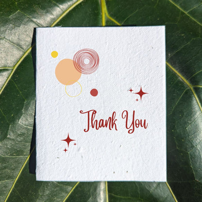 Thank you card "Red"